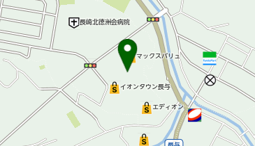 ホワイト急便 イオンタウン長与店の地図画像