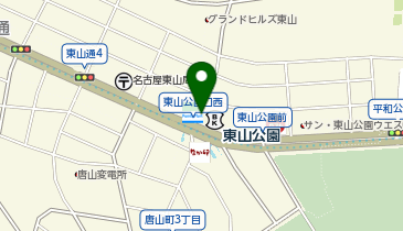 ホワイト急便 東山通店の地図画像