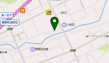 ホワイト急便 湯ノ田店の地図画像