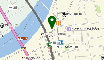 ホワイト急便 三国駅前店の地図画像