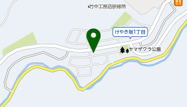 ホワイト急便 けやき坂店の地図画像