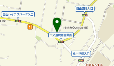 ホワイト急便 白山店の地図画像