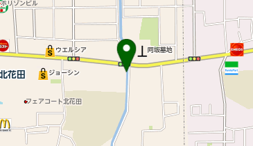 ホワイト急便 北花田店の地図画像