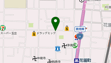 ホワイト急便 鶴見橋店の地図画像