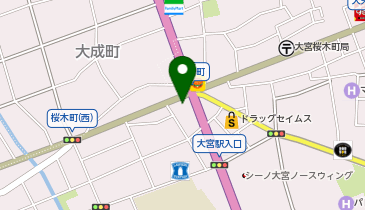 ホワイト急便 桜木町店の地図画像