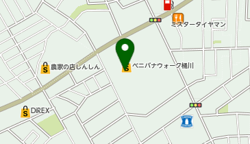 ホワイト急便 ベニバナウォーク店の地図画像