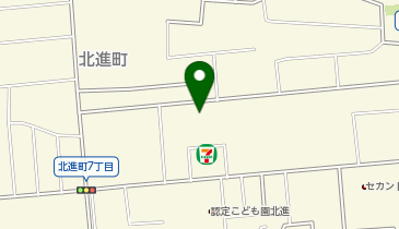 ホワイト急便 北進店の地図画像