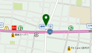 ホワイト急便 川崎市藤崎店の地図画像