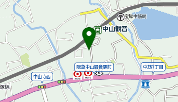 ホワイト急便 中山観音店の地図画像