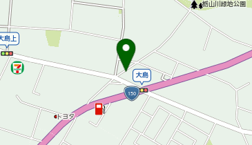 ホワイト急便 大島店の地図画像