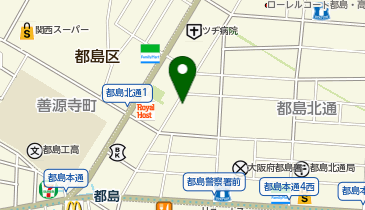 ホワイト急便 北通店の地図画像
