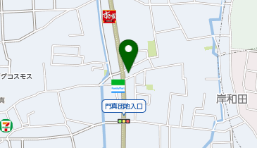 ホワイト急便 ドライブスルー岸和田店の地図画像