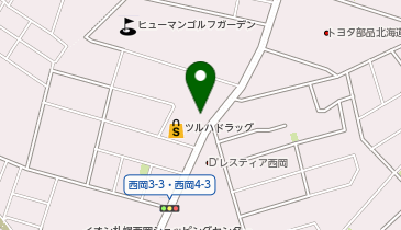 ホワイト急便 西岡3条2丁目店の地図画像