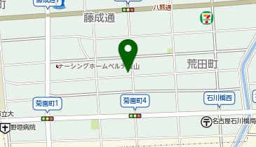 ホワイト急便 荒田町店の地図画像