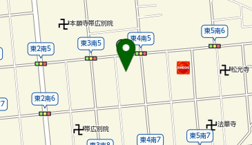 ホワイト急便 東4条南6丁目店の地図画像