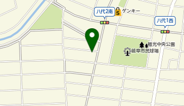 ホワイト急便 若福町店の地図画像