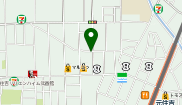 ホワイト急便 元住吉店の地図画像
