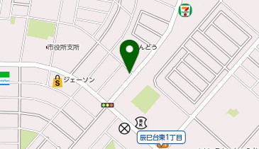 ホワイト急便 辰巳台西店の地図画像