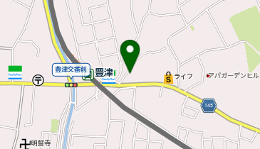 ホワイト急便 とよつ店の地図画像