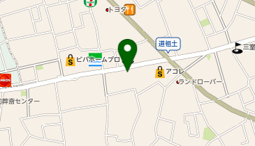 ホワイト急便 道祖土店の地図画像