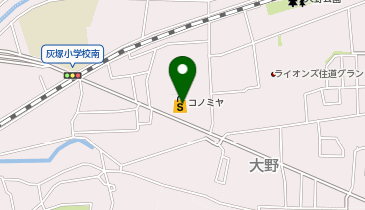 ホワイト急便 灰塚店の地図画像