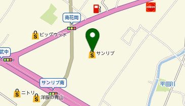 ホワイト急便 サンリブ店の地図画像