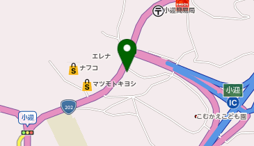 ホワイト急便 小迎店の地図画像