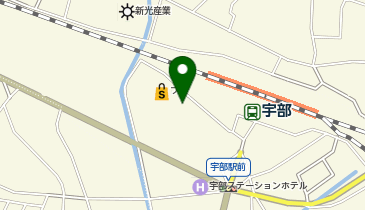 ホワイト急便 フジ西宇部店の地図画像