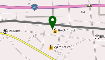 ホワイト急便 ヨークベニマル田島店の地図画像