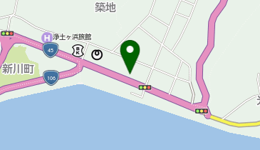 ホワイト急便 築地二丁目店の地図画像