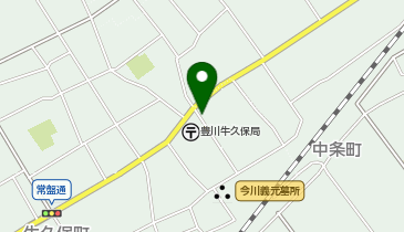 ホワイト急便 牛久保店の地図画像