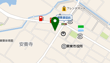 ホワイト急便 安養寺店の地図画像