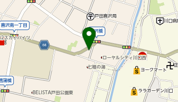 ホワイト急便 喜沢橋店の地図画像