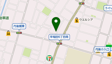 ホワイト急便 早稲田6丁目店の地図画像