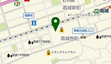 ホワイト急便 高城店の地図画像