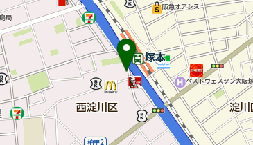 ホワイト急便 塚本駅前店の地図画像