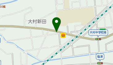 ホワイト急便 大村店の地図画像