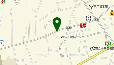 ホワイト急便 中央町店の地図画像