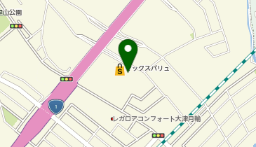 ホワイト急便 マックスバリュ月輪店の地図画像