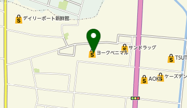 ホワイト急便 ヨークベニマル名取バイパス店の地図画像