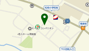 ホワイト急便 楢原店の地図画像