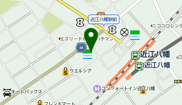 ホワイト急便 鷹飼店の地図画像