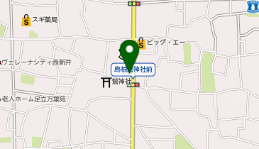 ホワイト急便 六月町店の地図画像