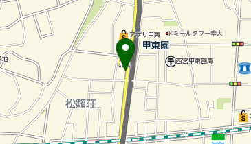 ホワイト急便 甲東園店の地図画像