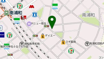 ホワイト急便 南浦和3丁目店の地図画像