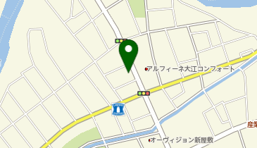 ホワイト急便 川鶴店の地図画像