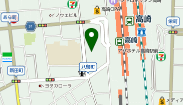 ホワイト急便 高崎西口駅前店の地図画像