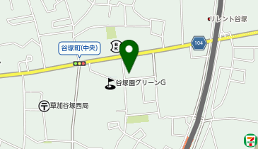 ホワイト急便 谷塚西口店の地図画像