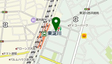 ホワイト急便 JR東淀川駅前店の地図画像