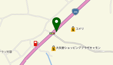 ホワイト急便 大矢野店の地図画像
